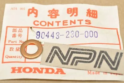 NOS Honda CL125 SS125 Cam Sprocket Cover Sealing Washer 90443-230-000 • $6.92