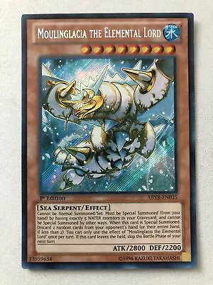 Yugioh Moulinglacia The Elemental Lord ABYR-EN035 Secret Rare 1st Edition Near M • $19.89