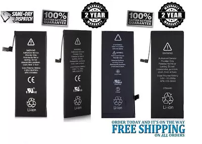 Premium Quality Replacement Battery For IPhone 5S 6 6 Plus 6S 7 7 PLUS X XS Lot • $10.36