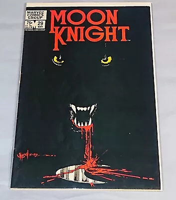 Moon Knight #29 Vol. 1 (Bill Sienkiewicz Cover) Marvel Comics (1983) FN+  • £14.95