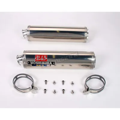 Yoshimura RS-3 Dual Oval Race Bolt-On Muffler - R149SO • $759