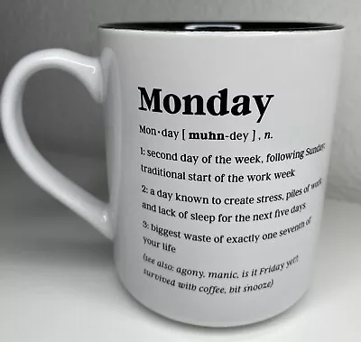 Monday Definition /Humor Coffee Mug White/Black NEW • $15.99