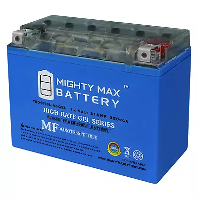 Mighty Max Y50-N18L-A3 GEL Battery For Yamaha 700cc SXV700ER Viper ER 2004 • $69.99