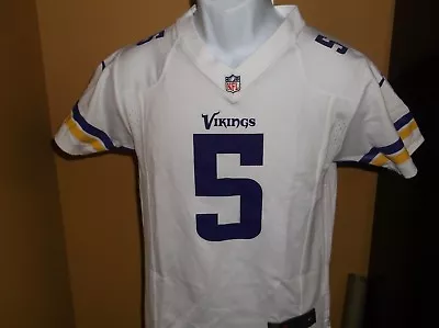 Teddy Bridgewater Minnesota Vikings Football Jersey Yth Med 10-12 Nwt Free Ship • $22.99