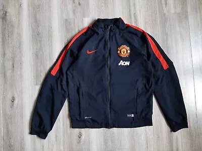 Manchester United Football Jacket 2013/2014 Soccer Nike England Size S/M • $35