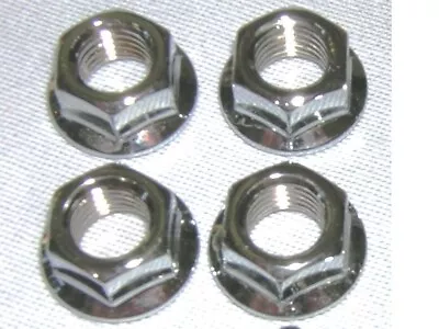 Kawasaki KH250/400 / S1 / S2 / S3 - Rear Sprocket Flanged Nuts Set - S/Steel • £4.99