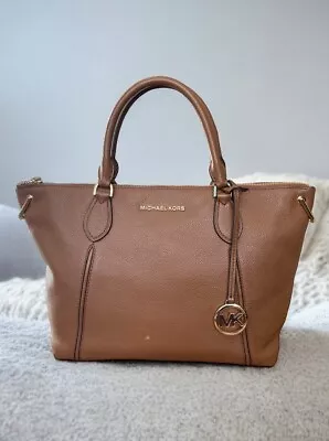 Michael Kors Mk Sierra Satchel Leather Handbag Purse Luggage Bag No Strap • $24.99