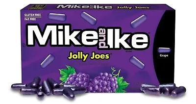 Mike And Ike 4.25 Oz. JOLLY JOES Chewy Grape Flavored Candy ** BB 2/2025 ** • $8