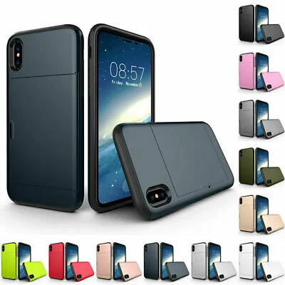 Slide Cover Two-in-one Cover For IPhone 14 13 11 12 XS 8 7 Phone Case Hybrid • $8.61