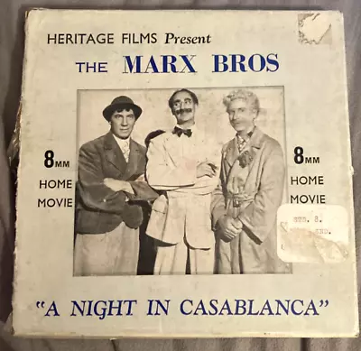 The Marx Brothers 'A Night In Casablanca' 8mm 400ft Reel Sound • $16.41