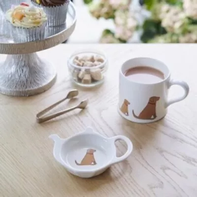 Fox Red Labrador Dog T Bag Dish Gift/Present Teabag Holder Lab • £10.95