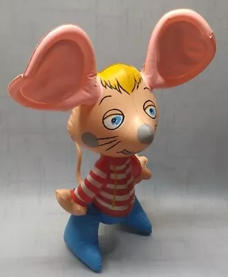 Vintage Topo Gigio Vinyl Inflatable Squeak Toy Ed Sullivan Maria Perego 16  HTF • $33.88