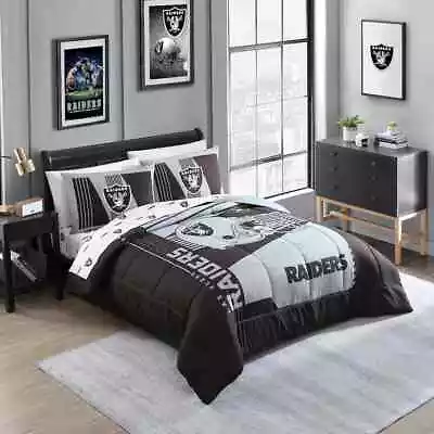 Las Vegas Raiders NFL Full Bed In A Bag Set-F200903249 • $187.95