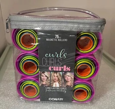 Conair Magnetic Rollers Multiple Size Set Hair Styling *Curlers Only No Clips • $15