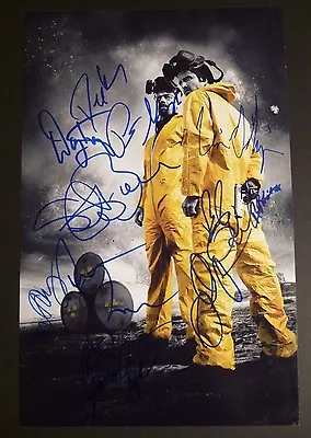 BREAKING BAD Cast (x11) Authentic Hand-Signed 11x17 Photo (Aaron Paul) • $999.99