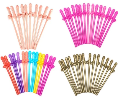 £5.49 • Buy Willy Straws Hen Party Accessories Penis Straws Hen Party Bag Favours Novelty