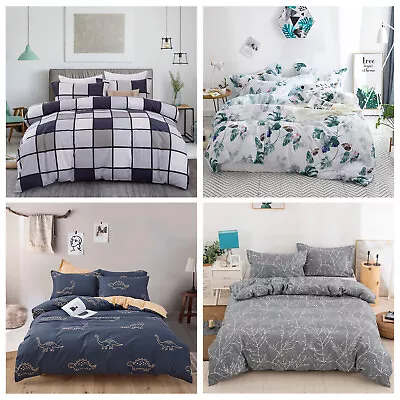 $36.90 • Buy 2023 New All Size Bed Doona Quilt Duvet Cover Set 100% Cotton Premium Bedding