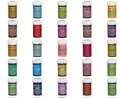£4.70 • Buy Sugarflair Concentrated SPECTRAL 25g Food Colouring Paste Gel 50+ Colours