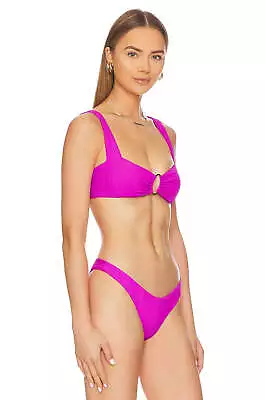 L*SPACE Willow Bikini Top In Bright Fuchsia Size Small • $59