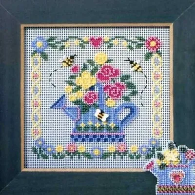 MILL HILL Buttons Beads Kit Counted Cross Stitch WATERING CAN MH14-6105 • $11.75