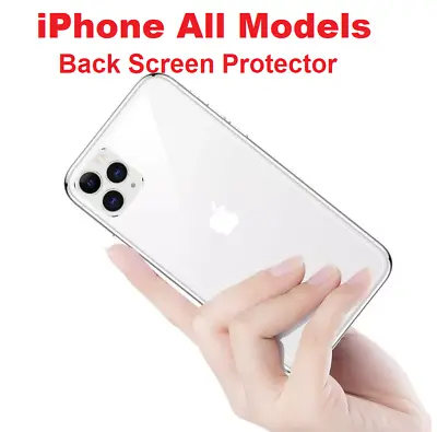 For IPhone 15 13 12 11 Pro Max X Back Rear Tempered Glass Cover Screen Protector • £2.19
