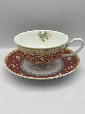 Maxwell & Williams VERONIQUE Cashmere Enchante Tea Cup & Saucer • $18.50