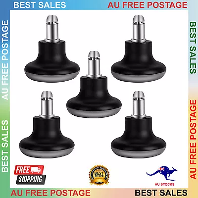 $18.89 • Buy Bell Glides Replacement Office Chair Swivel Caster Wheels To Fixed Castors Black