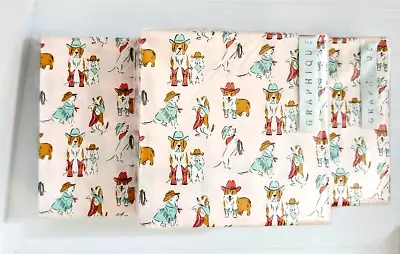 Graphique Western CowBoy/Girl Dogs 40 Paper 3-Ply Cocktail Napkins 25 Cm X 25 Cm • £8.61