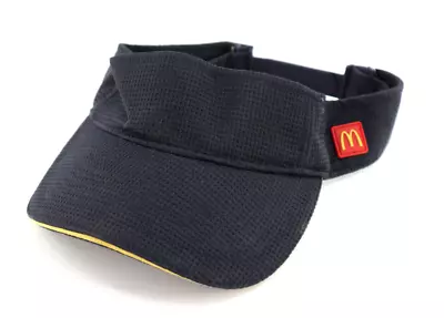 McDonalds Visor Crew Employee Fast Food Patch Logo Apparel Snapback Work Cap Hat • $5.99