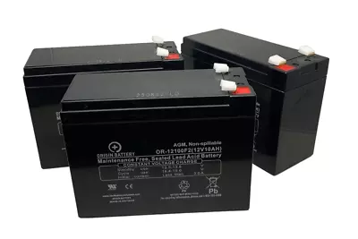 Minimoto Go Kart Battery Kit - 3 Pack 12V 10AH SLA AGM • $109.95