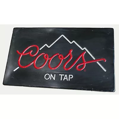 Vtg Coors Lighted Beer Pub Faux Neon Advertising Sign • $85