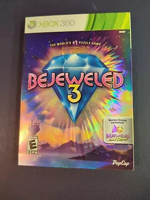 Bejeweled 3 (Microsoft Xbox 360 2011) Brand New!   Sealed!  • $7.50