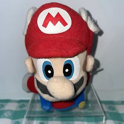 Vintage 1997 BD&A Nintendo Super Mario 64 Mario Bean Bag Plush Doll • $21.99