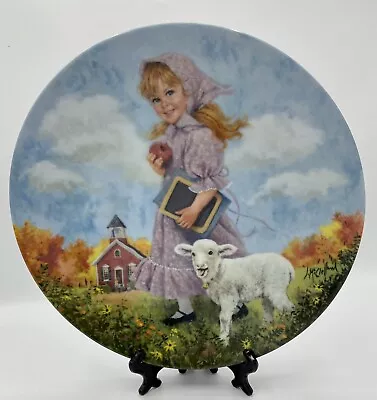 Reco Mary Had A Little Lamb Decorative Collector Plate 1985 Number 16747F • $9.99