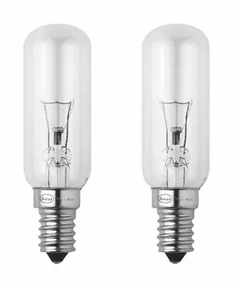 2x Cooker Hob Hood Extractor Light Bulbs 40W E14 SES Small Edison Screw • £5.35