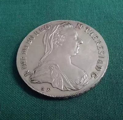 1780 Austria Maria Theresa Thaler Restrike Coin Close To Uncirculated Shinny • $29