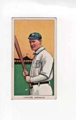 1909 T206 Tobacco Baseball Hunter Brooklyn Piedmont • $31.77