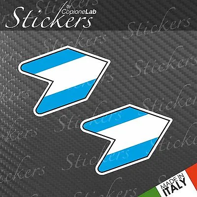 2 Adhesives Auto Motorcycle Jdm Sticker Bomb Wakaba Leaf White And Blue Small • $6.02