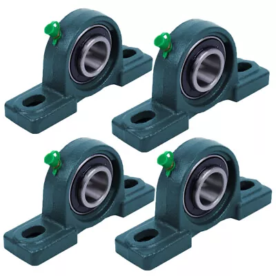 4pcs UCP205-16 Pillow Block Bearing Cast Iron - Self Alignment W/ 1  Bore 2 Bolt • $24.09