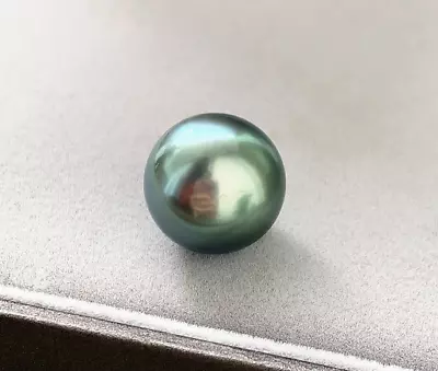 $42 • Buy 10-11mm Natural South Sea Genuine Black Green Blue Round Loose Pearl Undrilled