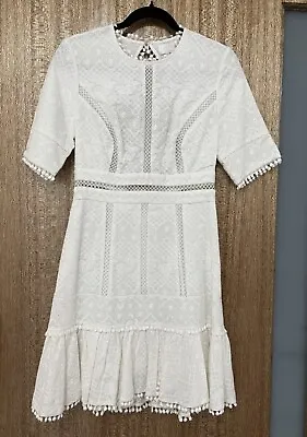 Zimmermann - Caravan Embroidered Flip Dress. Size 1 • $120