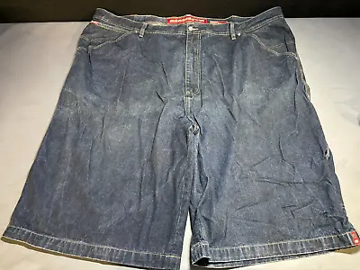 Vintage Ecko Unltd Turnpike Denim Shorts Baggy Skater Y2K Sz 48! • $24.95