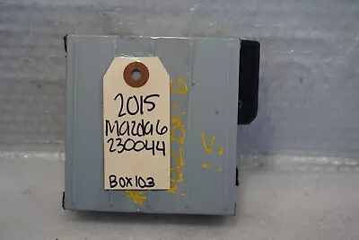2013-2015 Mazda 6 Communication Bluetooth Control Module Gjr966dh0b Oem • $69.99