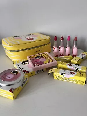 MAC Steve J & Yoni P 7pc Set  X4Lipsticks Cheek Palette Blush Makeup Bag NIB • £150