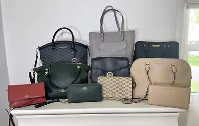 Designer Handbag Purse Wallet Lot. Kate Spade Coach Michael Kors. • £1156.53