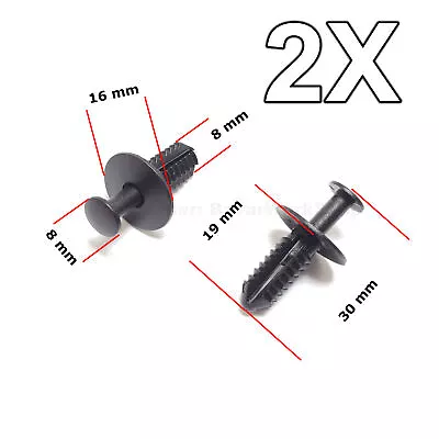 2X Wheel Arch Shell Expanding Rivets Fastening Clips For Mercedes • $9.52