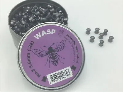 Wasps By Bisley – SAMPLE – .22/5.50mm (50ct) Airgun Pellets Free P&P   S108 • £3.29