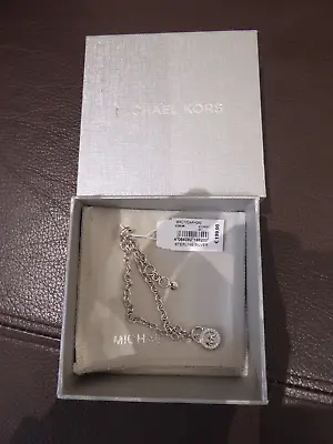 Michael Kors Silver Vermeil Padlock Bracelet RRP £189 • £87.99