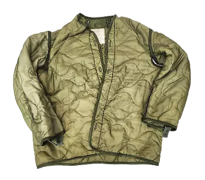 US Army Military M65 Field Jacket Quilted Coat Liner M-65 *mocinc.1982* • $21.99