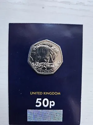 50p 2024 Dinosaur T- Rex 50p Coin Tyrannosaurus Rex Fifty Pence BUNC • £9.80